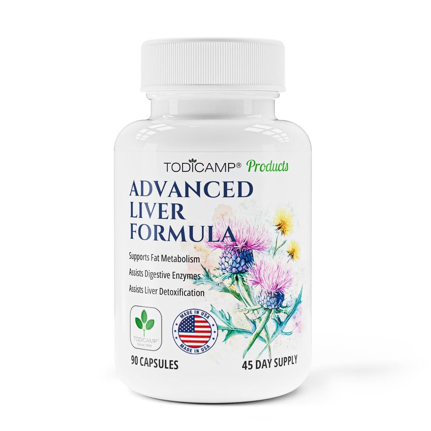 Liver Health with Milk Thistle Artichoke Extract Choline   Advanced Liver Detox Capsules for Liver Cleanse Liver Repair Milk Thistle Liver Support (90 Capsules (Pack of 1))