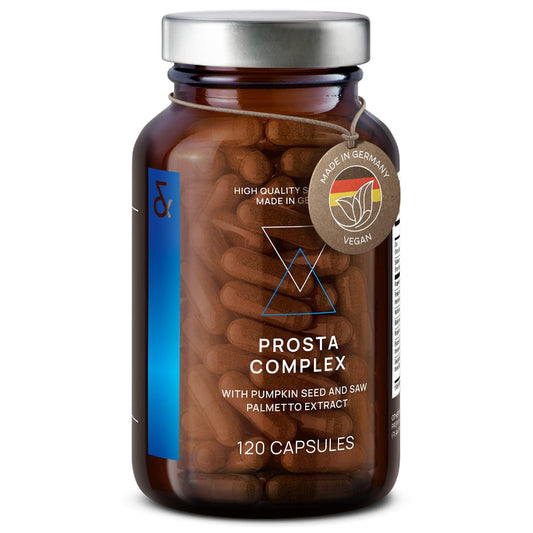 Prostate Health Supplement for Men with Saw Palmetto Pumpkin Seed Black Garlic Nettle Extract Zinc & Selenium   120 Capsules   Urinary Health & Prostate Support