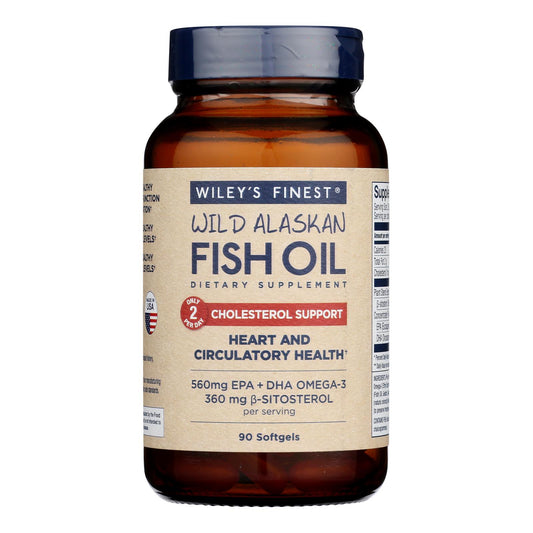 Wiley's Finest - Fish Oil Cholesterol Sup - 1 Each-90 Sgel