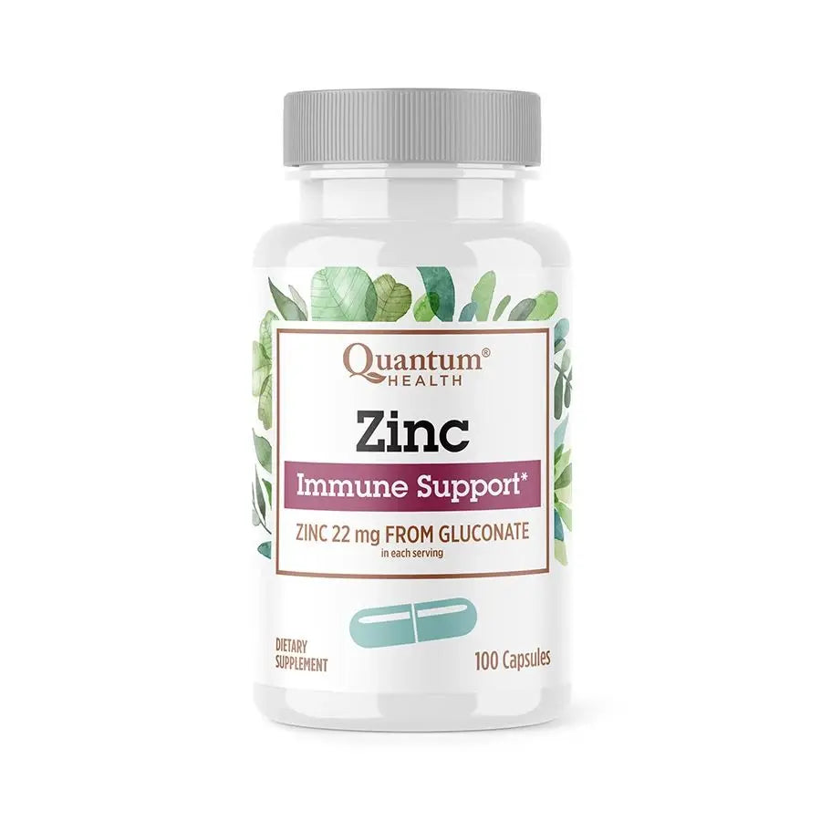 Quantum Health - Zinc 22mg - Ea Of 1-100 Cap