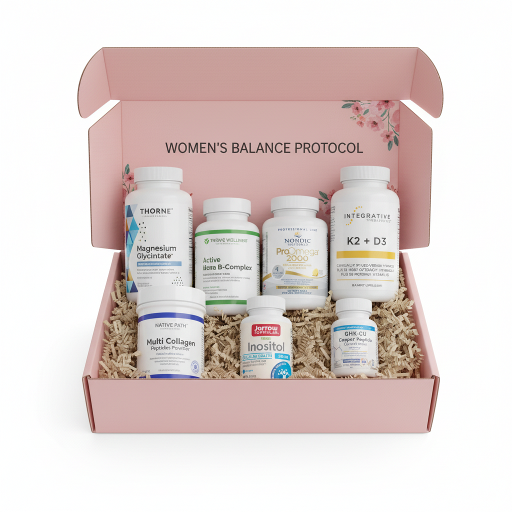 Product box with supplements